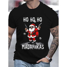 Funny Christmas Party Pattern T Shirt For Men Santa Claus 3D Printed Tees Summer Casual Short Sleeve Loose T-Shirts O-Neck Tops