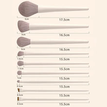 12PCS Makeup Brush Set Foundation Concealer Powder Eyeshadow Blush Brush Kabuki Blending Cosmetic Beauty Tool for Face