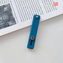 1pc Universal Phone Hand Band Bracelet Silicone Phone Holder Finger Ring Push Pull Grip Stand Sticker Phone Holder