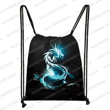 Ancient Animal Dinosaur Backpack Women Men Travel Bag Teenager Boys Girls Bookbag Children Canvas Drawstring Bag Kids Gift