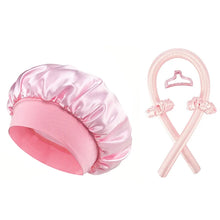 Heatless Curling Set with Satin Cap
