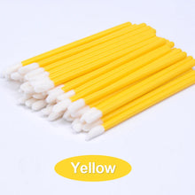 50pcs Disposable Lip Brush Makeup Mascara Wands Solid Stick  Lipgloss Lipstick Brushes Micro Beauty Applicators Wands