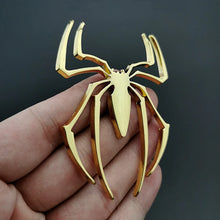 1Pc Universal Metal 3D Spider Emblem Red Logo Car Body Side Sticker Spider Truck Badge Auto Decal Accessories