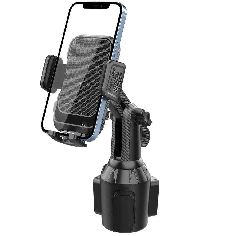 New Cup Holder Phone Mount - Adjustable Car/Truck Accessory, Golf Cart Accessory, Universal Phone Accessory