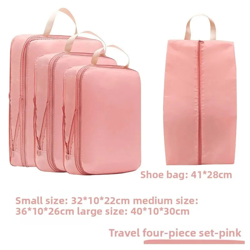 Travel Storage Bag Set Excellent Luggage Organizer with Toiletry Bagand ClothesBag Essential Travel Accessories StorageOrganizer