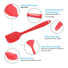 Silicone three-piece baking tool set, silicone spatula, butter spatula, cake spatula professional kitchen baking accessories