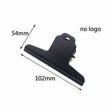 Retro Metal Wide Binder Clip Big Black Gold Binder Paper Clips Metal Hinge Clip Clamps for Crafts Photos Office School Supplies