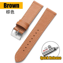 18mm 19mm 20mm 22mm Genuine Leather Watch Strap Band Universal Watchband Retro Bracelet Quick Release Bar Wristband Accessories