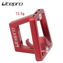 KORE Litepro Folding Bike Front Bag Carrier Block Bracket 2 Holes Mounting For Brompton Folding Bike Front Carrier Mount Adapter