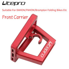 KORE Litepro Folding Bike Front Bag Carrier Block Bracket 2 Holes Mounting For Brompton Folding Bike Front Carrier Mount Adapter