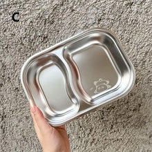 Fruit Salad Plate Tableware Dishwasher Safe Capybara 2/3/4 Grids Food Plate Dishes Reusable Square Divided Dinner Plates