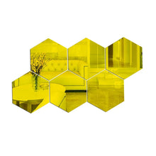 6/12pcs 3D Mirror Wall Sticker Hexagon Decal Home Decor DIY Self-adhesive Mirror Decor Stickers Art Wall Decoration 150mm Large