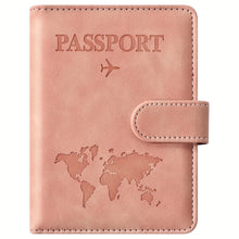 Passport Holder, Passport Cover with Credit Card Slot and Boarding Pass Slot Combo, Passport Wallet Case Book Travel Must Have