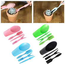 Garden Planter Kit Accessories Sowing Succulents Transplant Seedlings Planted Tool Bonsai Fertilizer Drilling Device 1 Set