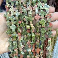 Natural Stone 12X16MM Cross Shape India Agate Jade Spacer Beads For Jewelry Making DIY Bracelet Necklace Earring Handmade