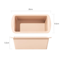 Silicone Baking Molds NonStick Rectangle Cake Pans Mini Loaf Pan Easy Release Bread Toast Mould Kitchen Accessories Pastry Tool