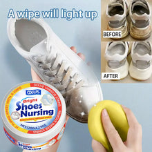 White Shoes Cleaning Cream Stains Remover Shoes Whitening All-Purpose Cleansing Cream With Wipe Sponge For Shoes Sneakers
