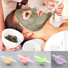 Facial Skin Care Tools Kit:Silicone Mask Brush,Facial Applicator Spatula,Measure Spoon&Face Mask Mixing Bowl Set–Beauty Supplies