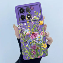 For Xiaomi Poco X6 Pro 5G Case Poco X6Pro Back Cover Fashion Simplicity Floral Soft Liquid Silicone Shell For PocoX6 Pro Fundas