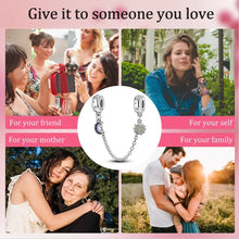 Hot Selling 925 Sterling Silver Charm Star Moon Safety Chain Suitable for Original Bracelets, Necklaces, Jewelry Gifts