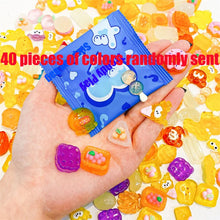 40pcs Mini Luminous Blind Box Animal Snacks Fruit Conch Blind Bag Small Ornaments Creative Decoration Party Gifts Randomly Sent