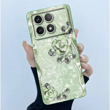 For Xiaomi Poco X6 Pro 5G Case Poco X6Pro Back Cover Fashion Simplicity Floral Soft Liquid Silicone Shell For PocoX6 Pro Fundas