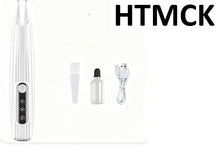 HTMCK Wireless Pet Hair Trimmer with LED, Low Noise Waterproof Grooming Clipper for Dogs & Cats