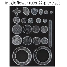 Creative Gears Geometry Spirograph Drawing Stencils Set Painting Template Art Crafts Kids Educational Toy Variety of Flowers