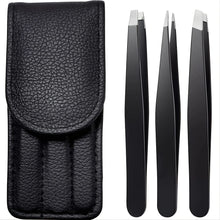 Tweezers Set 3-4pcs Premium Stainless Steel Eyebrow Precision Sharp Tip Tweezers for Body Ingrown and Facial Hair Removal