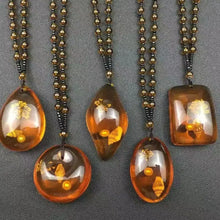 Unisex Necklace Amber Jade Pendant Beeswax Necklace Yellow Yellow Jade Pendant For Woman Birthday Special Occasion