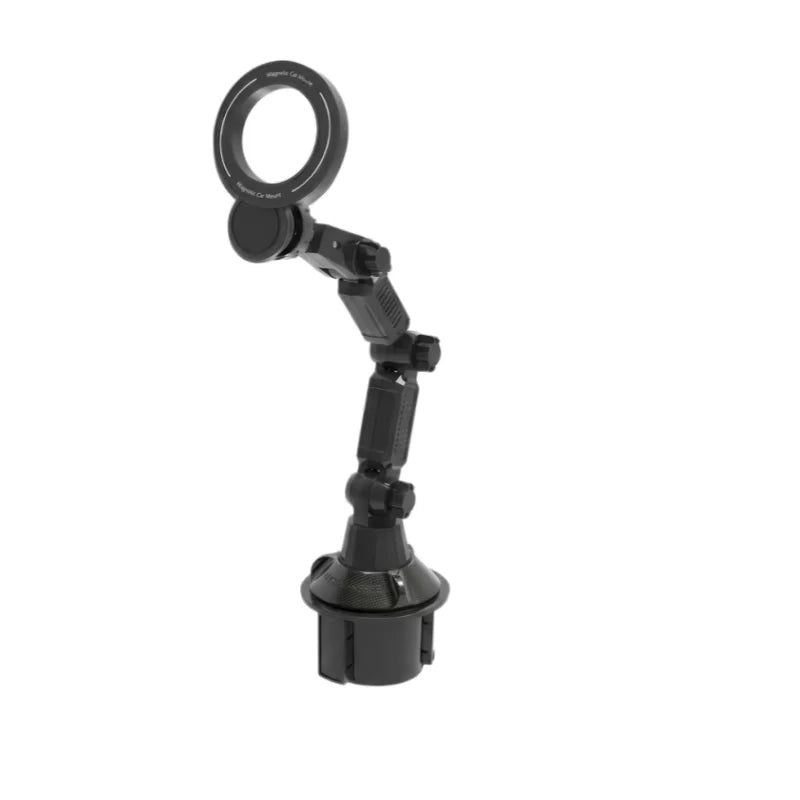 Car Cup Phone Holder Magnetic Phone Mount Super Strong Suction for Stable 360° Rotatable Mobile Support For Car