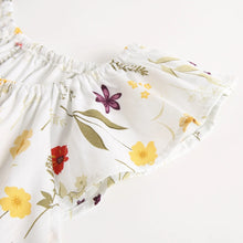 Summer Cotton Flower Baby Clothes Sets Tops + Bottoms 2pcs Casual Infants Outfits Sets