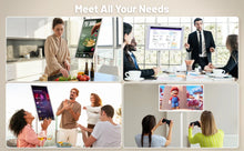 32 Inch Portable Smart TV LCD Touch Screen Wireless Rechargeable Long Battery Life Interactive Monitor for Home Travel