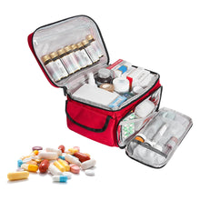 High-Capacity Portable First Aid Kit, Travel Medicine And Medication Storage Bag Oxford Cloth Organizer Box Emergency Survival
