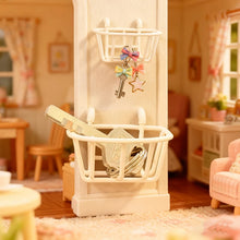 Toy House Accessories: Hanging Storage Basket Perfect for dollhouse accessory sets
