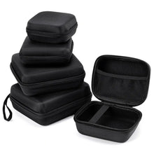 New Hard Shell EVA Storage Box Mini Portable Pouch Carrying Bag Black Zipper Earphone Case Digital Accessories