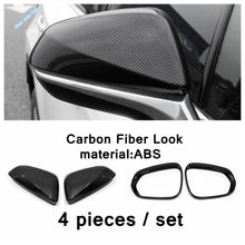 Car Side Rearview Mirror Covers Wing Cap Glossy Black Trim Fit For Lexus RX 450 / NX 300 2016 - 2025 Decoration Accessories