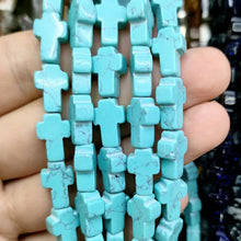 12x16x5mm Natural Stone Cross Loose Beads Semi-Precious Agate DIY Necklace Pendant Jewelry Making Accessories Wholesale
