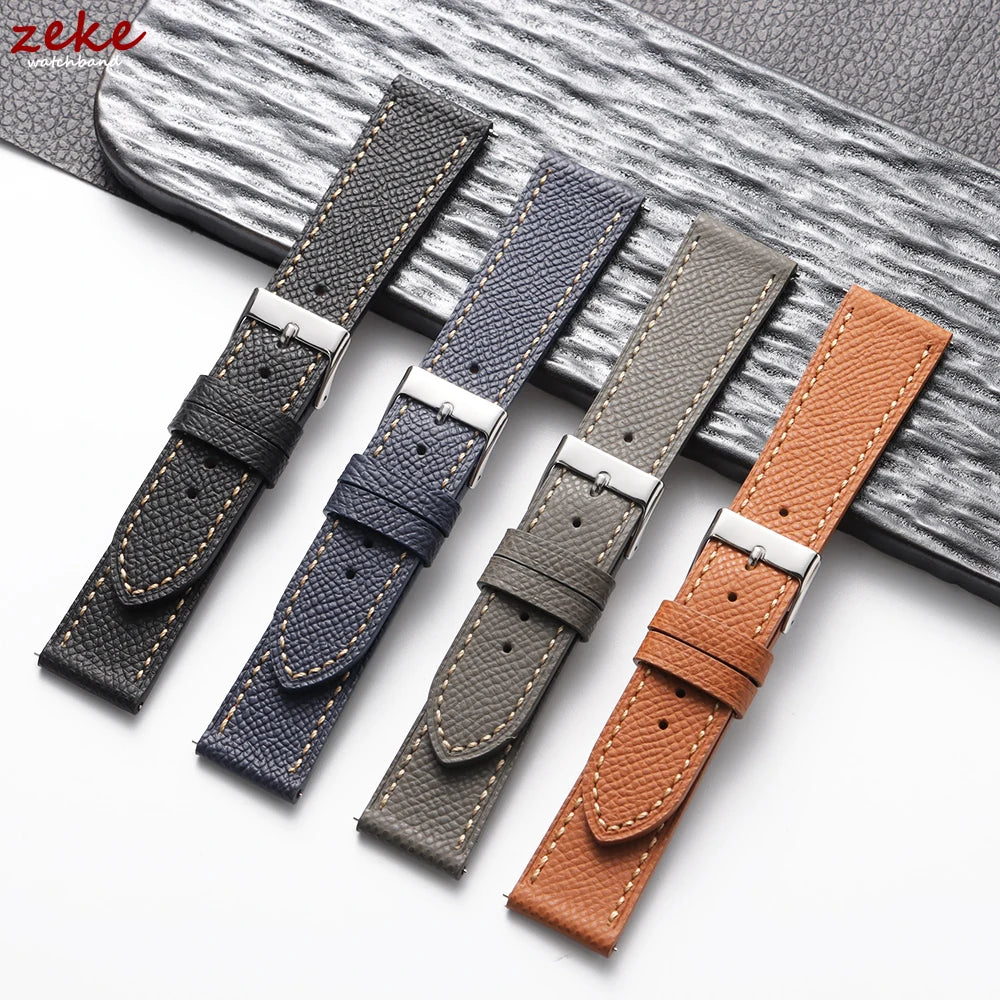 18mm 19mm 20mm 22mm Genuine Leather Watch Strap Band Universal Watchband Retro Bracelet Quick Release Bar Wristband Accessories