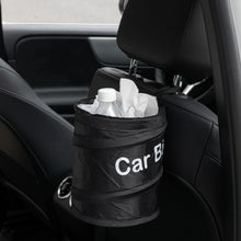 Collapsible Black Car Trash Can Pack Trash Bag Rubbish Waste Bin for Little Leak Proof Car Cooler Bag Garbage Bag Wastebasket