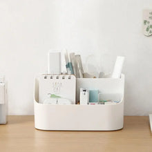 Desk Storage Box Office Supplies Box Makeup Cosmetic Desktop Organizer Plastic Storage Dividing Box for Office Living Room