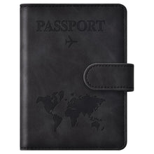 Passport Holder, Passport Cover with Credit Card Slot and Boarding Pass Slot Combo, Passport Wallet Case Book Travel Must Have