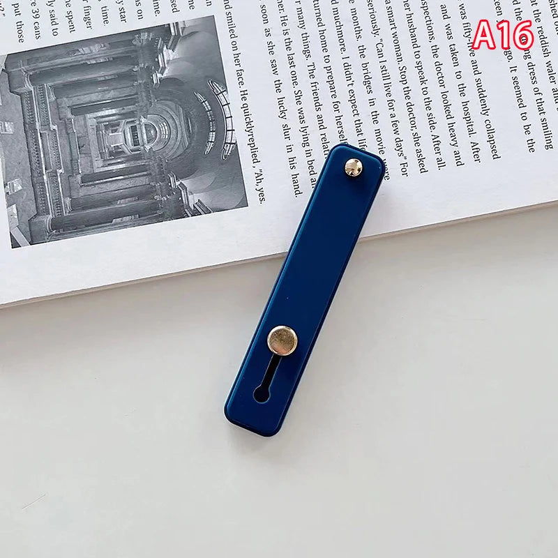 1pc Universal Phone Hand Band Bracelet Silicone Phone Holder Finger Ring Push Pull Grip Stand Sticker Phone Holder