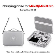 For DJI Mini 3/Mini 3 Pro Portable Storage Bags Hard Shell Carrying Case Drone Accessories PU Leather Waterproof Shoulder Bag