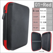 Earphone Data Storage Bag  Cable Organizer Multimeter Electronic Box Bags Zipper Pouch Tech Gadgets Portable Charger U Disk Case
